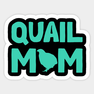 Quail Mom Sticker